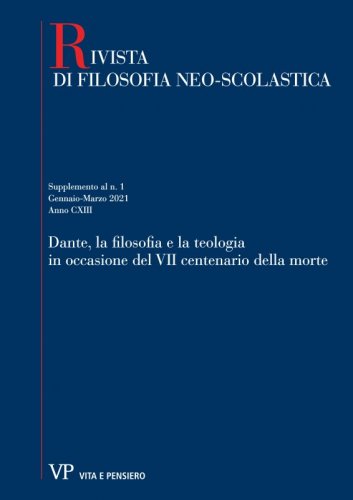 La Questio de aqua et terra di Dante.
Storia e storiografia